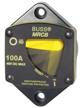Series Thermal Circuit Breaker Switch 100a Black / Yellow One Size unisex - Blue Sea Systems - FashionsVida