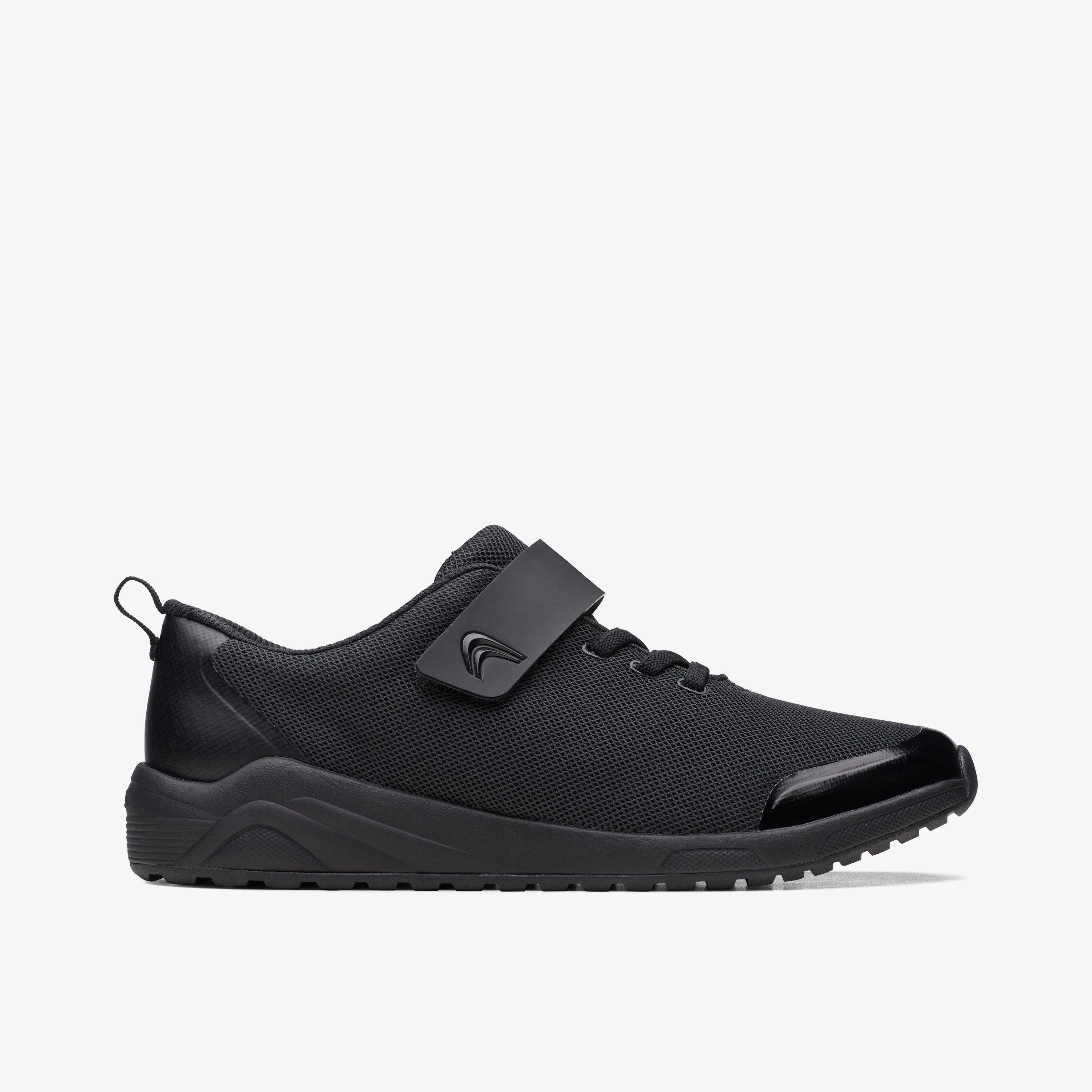 Boys Aeon Pace Y Black Shoes - Size Uk 6.5 - Clarks - FashionsVida