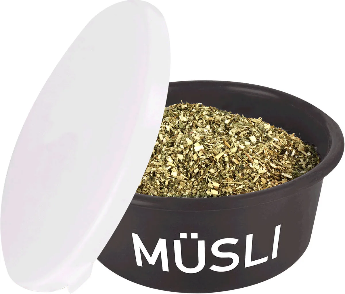 Müsli-Schale mit Deckel grau - Waldhausen - FashionsVida