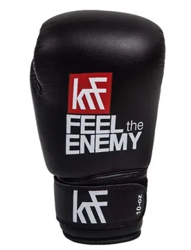 Gants De Combat Training Black 10 oz - KRF - FashionsVida