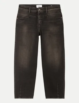Barrel-Leg Jeans Elin Schwarz 44/27 - Cambio - FashionsVida