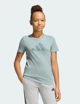 T-shirt Animal Print Graphic 9-10A Wonder Sage - Adidas - FashionsVida