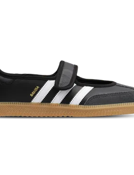 Samba Women's Sneakers - White - Size 4.5 - Leather - White - Size: 4.5 - Adidas - FashionsVida