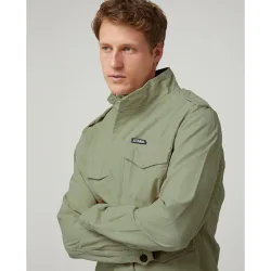 Chaqueta sahariana de hombre lisa con bandera