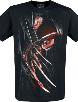 T-Shirt - Freddy - S bis XXL - für Männer - Größe XXL - schwarz - Lizenzierter Fanartikel - Männer - male - A Nightmare On Elm Street - FashionsVida