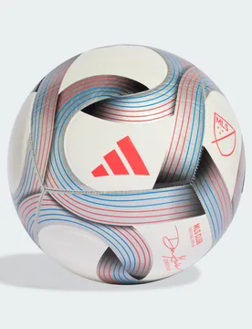 Pallone 2026 Major League Soccer Club 5 White / Glow Blue / Lucid Red / Silver Metallic - Adidas - FashionsVida
