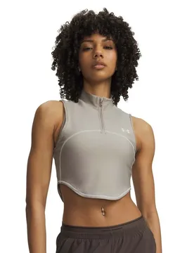 T-shirt Sans Manches Heatgear Novelty Brown / Summit White S - Under armour - FashionsVida