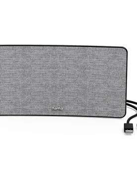 Antenne Design En Tissu Dvb-t2 Gray / Black One Size unisex - Hama - FashionsVida