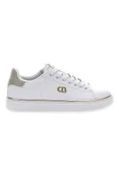 Sneakers Bianche con Bordo Dorato GTZ 2.0 38