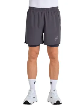 Bullpadel Montis Shorts Asphalt 2XL - Bullpadel - FashionsVida