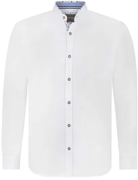 Trachtenhemd Alex (weiss-blau, Gr. XL) von Classics für Herren, Oberteile, 100% Baumwolle - Stockerpoint - FashionsVida