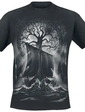 T-Shirt - Naglfar - S bis 4XL - für Männer - Größe S - schwarz - Männer - male - Toxic Angel - FashionsVida