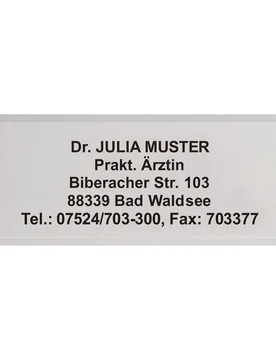 Namensaufkleber "Schrifttyp A" schwarz - walzvital - FashionsVida