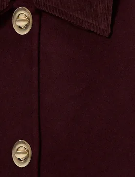 Chaqueta de mujer corte cuadrado con cuello de pana - CLAUDIE PIERLOT - FashionsVida
