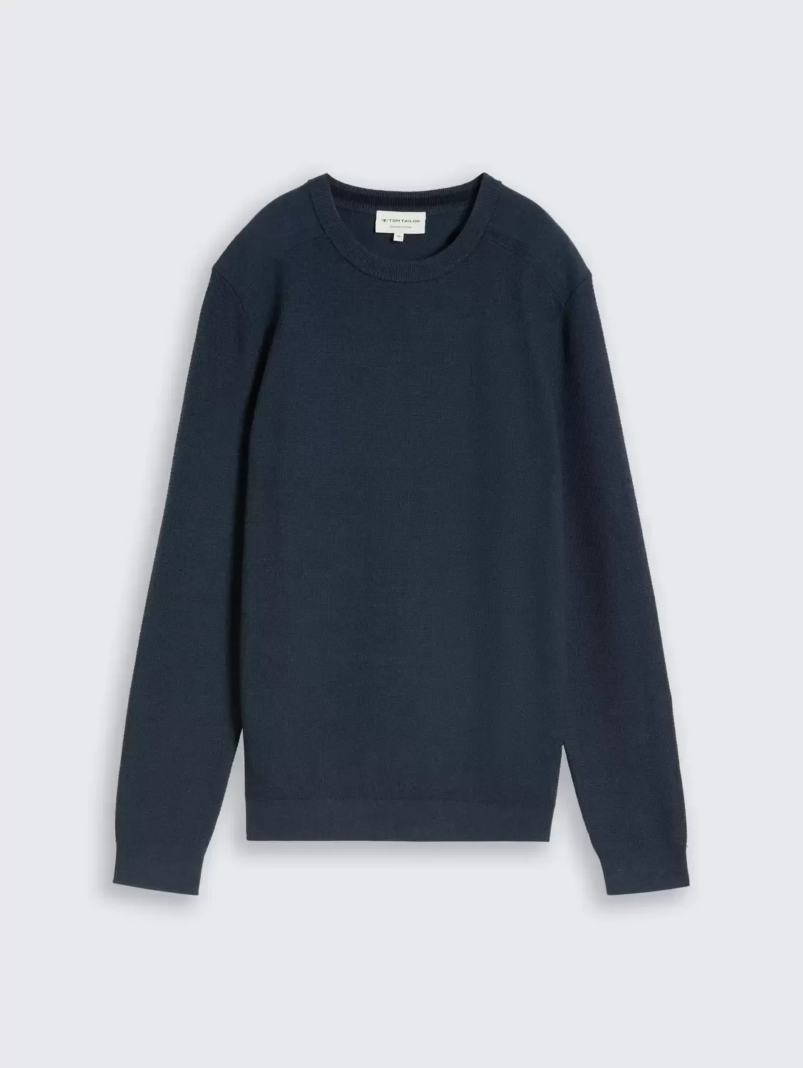 Mouline structured crew neck k male - S - FashionsVida