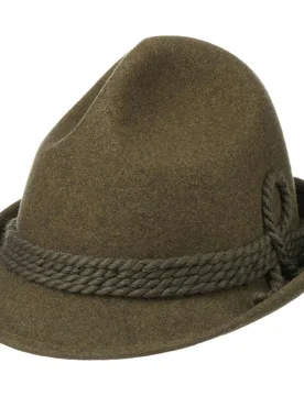 Dreispitz Made in Germany by - olive - Size: 60 cm - Lodenhut Manufaktur - FashionsVida