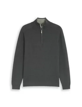 Basic knit troyer male - S - FashionsVida
