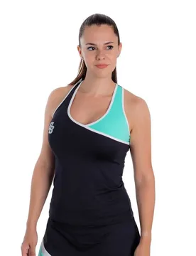 Cuba Sleeveless T-shirt Black S - Belenberbel - FashionsVida