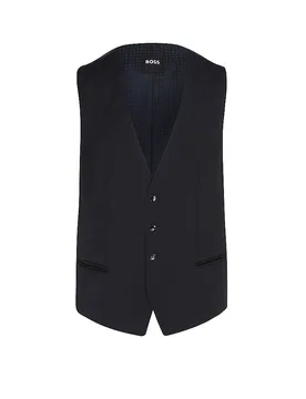 Chaleco de traje H-HUGE azul oscuro 110 - BOSS - FashionsVida