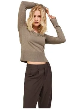 Pullover Knit Aretha L/s - Brindle Eu S;Eu M;Eu L;Eu Xl Female - JJXX - FashionsVida