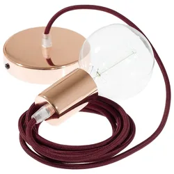 Cables Suspension Luminaire Rm19 2 M Diy Burgundy / Copper One Size