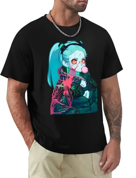 Cyberpunk Edgerunners - bloody Rebecca T-Shirt Plus Size Comfort Fit Tee - Aliexpress - FashionsVida