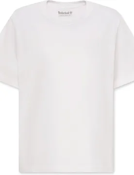 Camiseta de mujer de cuello redondo y manga corta crafted - Timberland - FashionsVida