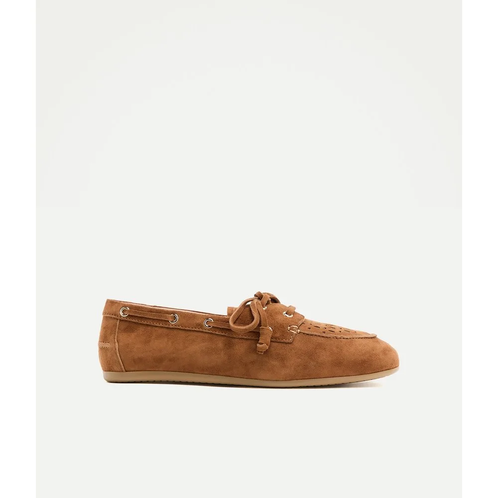 Zapato plano, mocasin cordones liso - Latouche Comfort - FashionsVida
