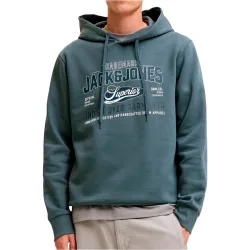 J&J; logo sudadera hombre Gris (L)