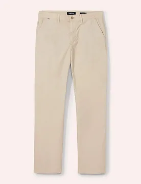 Komplimente Chino, Modern Fit#normale Größen#schlanke Größen#untersetzte Größen, Farbe Beige, 27, garment dyed-Färbung 3 verschließbare Tasche - Walbusch - FashionsVida