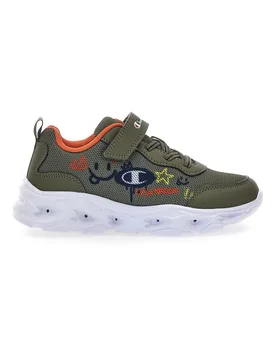Sneakers verdi con stampa fantasia e luci FUNFAIR PRINT B PS Low Cut 28½ - Champion - FashionsVida