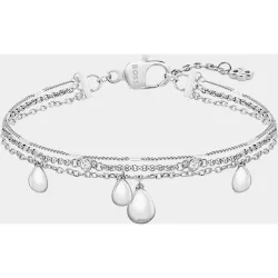 Pulsera Selena con 3 cadenas de acero