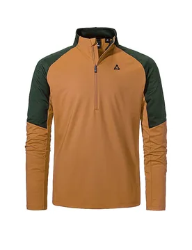 SCHÖFFEL Herren Unterzieh Zipshirt Style Safoon senf 48 M - Schöffel - FashionsVida