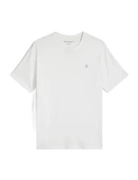Marc O' Polo Shirt mit Logo Print Weiß M - Marc O'Polo - FashionsVida