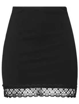 Minifalda Mujer Negro 34 Mujer - TWINSET - FashionsVida