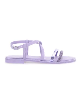 Sandali Flat 1838 Lilla 37 - PUSHY WAMP - FashionsVida