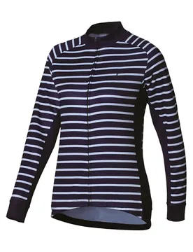 Maglia A Maniche Lunghe Omnium Striped Blue - BBB - FashionsVida