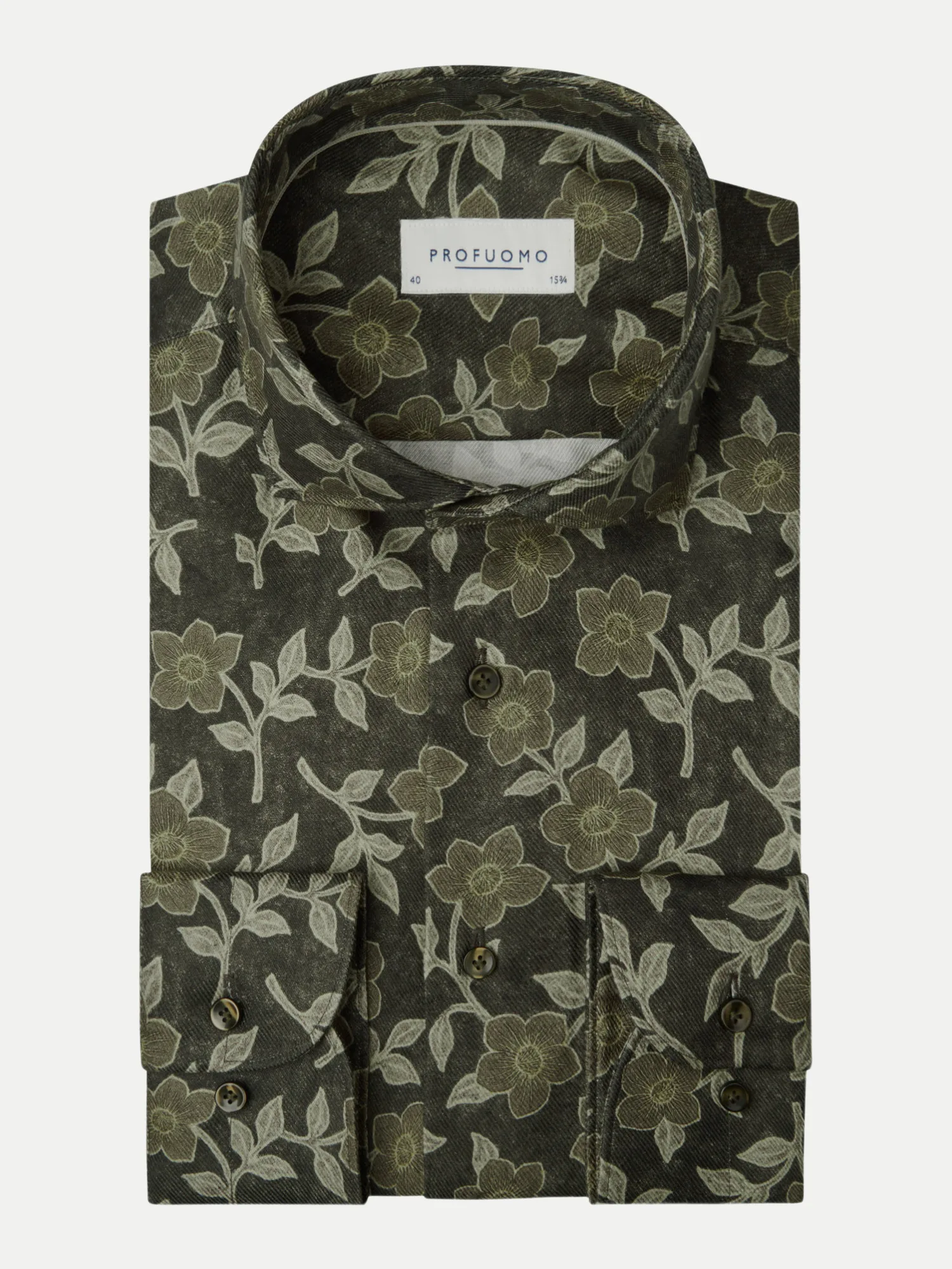 PROFUOMO Hemd mit Floral-Print H 39 - Profuomo - FashionsVida