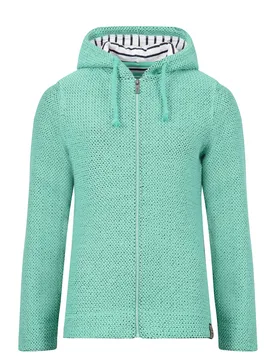 Weird Fish Chicoa Full Zip Macaroni Hoodie Size 20 - sale all-sale sale womens women women all-womens women sweatshirts-hoodies - Apple Mint - FashionsVida