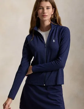 Sudadera de Mujer En Punto de Ochos Con Cremallera Completa - Ralph Lauren - FashionsVida