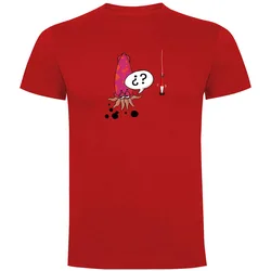 Squid Short Sleeve T-shirt Red 3XL Men