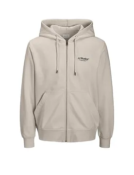 Sudadera con cremallera crema XXL - Jack & jones - FashionsVida