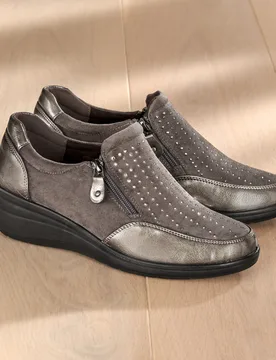 Pagen Komfortschuh "Jessica" grau - 3Pagen - FashionsVida