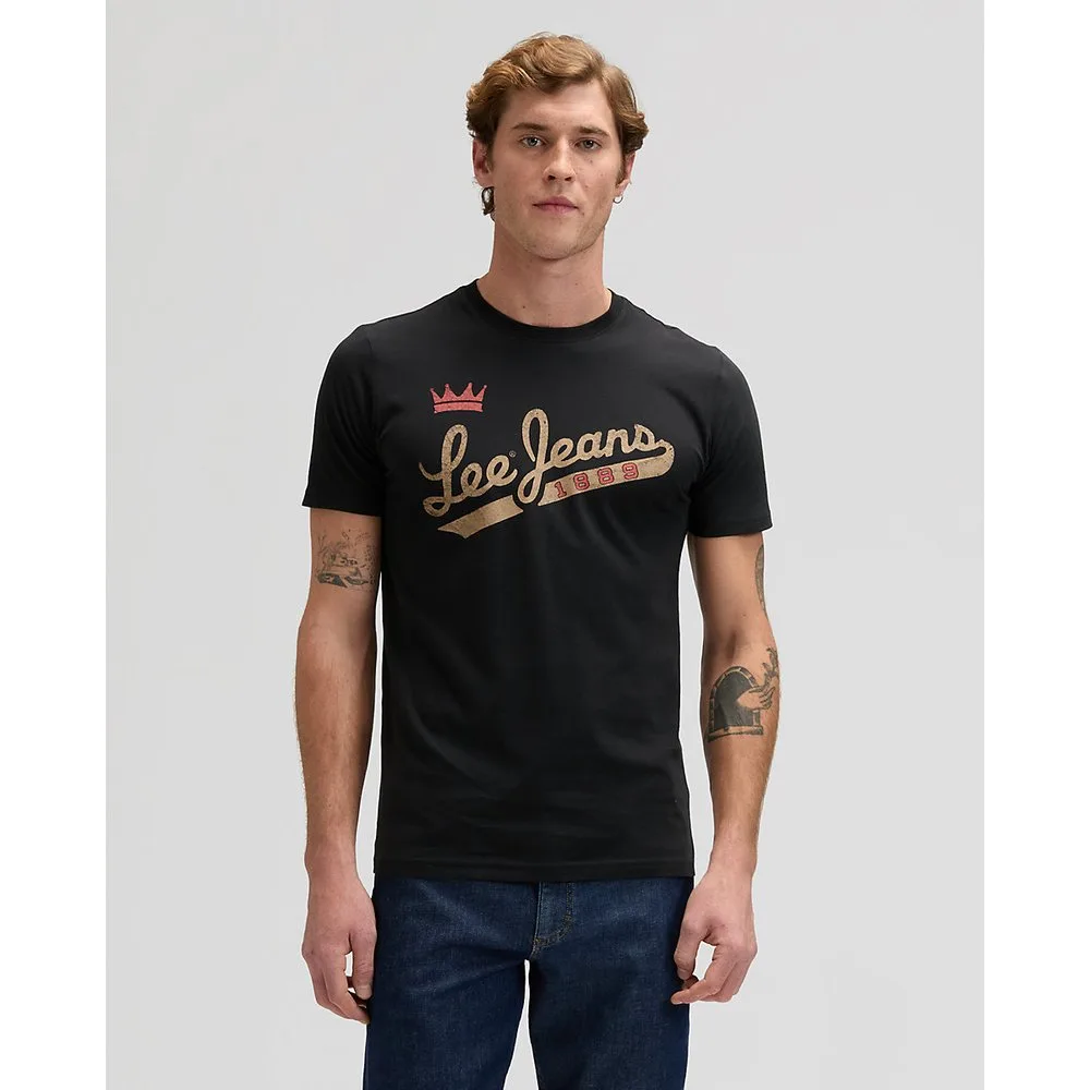 Camiseta estampada de hombre de manga corta de corte regular - Lee - FashionsVida