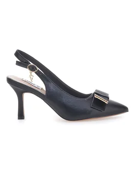 Décolleté Nere Con Cinturino e Tacco F030 39 - FERRE' - FashionsVida