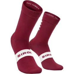 S1 calcetines ciclismo Granate (L)