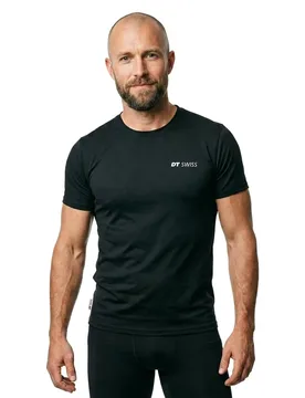 Maglietta A Maniche Corte Logo Black - DT Swiss - FashionsVida