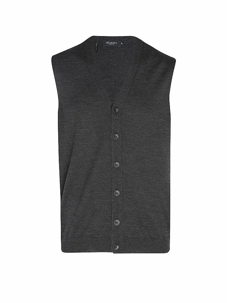 MAERZ Strickweste grau 56 herren - MAERZ - FashionsVida