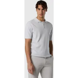 Polo de hombre manga corta en punto de algodón orgánico