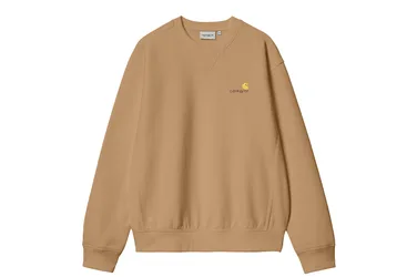 American Script Sweatshirt - Sweatshirt-Crewneck - braun - Herren - Size: XL